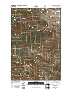 2011 Map of Taneum Canyon, 2011 Print