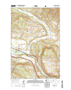 2014 Map of Teanaway, 2014 Print