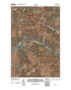 2011 Map of Thera, 2011 Print