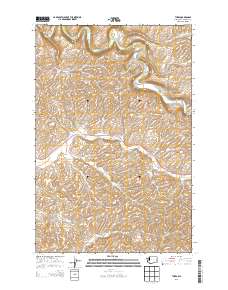 2013 Map of Thera, 2013 Print