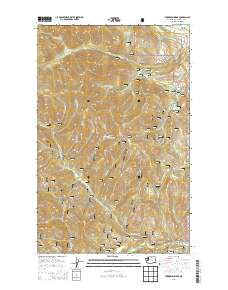 2014 Map of Thompson Ridge, 2014 Print