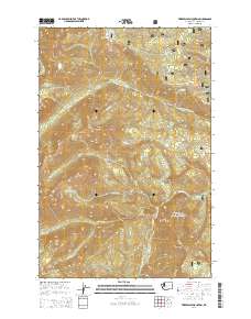 2014 Map of Timberwolf Mountain, 2014 Print