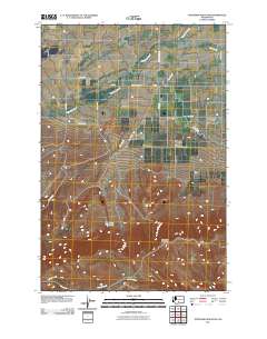 2011 Map of Toppenish Mountain, 2011 Print
