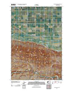 2011 Map of Toppenish SW, 2011 Print