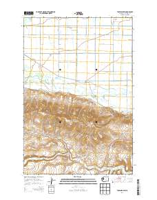 2014 Map of Toppenish SW, 2014 Print