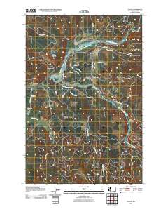 2011 Map of Toutle, 2011 Print
