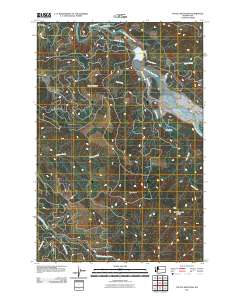 2011 Map of Toutle Mountain, 2011 Print