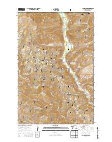 2014 Map of Tyee Mountain, 2014 Print
