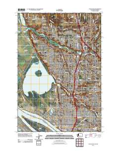 2011 Map of Vancouver, 2011 Print