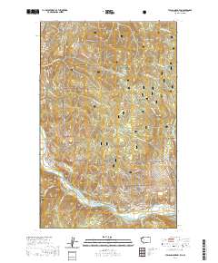 2020 Map of Vulcan Mountain, 2020 Print