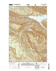 2014 Map of Wallace Lake, 2014 Print