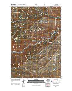 2011 Map of Weddle Canyon, 2011 Print
