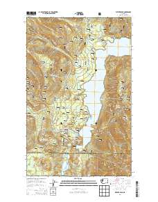 2014 Map of Welker Peak, 2014 Print