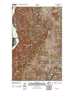 2011 Map of Wells Dam, 2011 Print