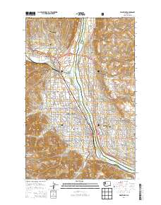 2014 Map of Wenatchee, 2014 Print