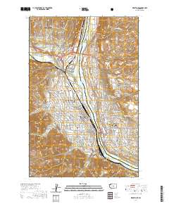 2020 Map of Wenatchee, 2020 Print