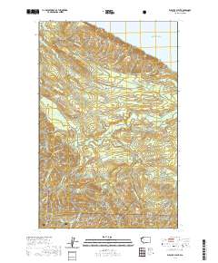 2020 Map of West of Pysht, 2020 Print
