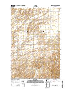 2013 Map of West of Washtucna, 2013 Print
