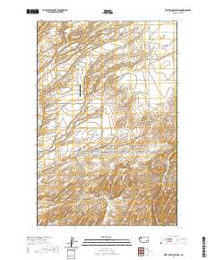 2020 Map of West of Washtucna, 2020 Print