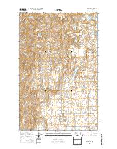 2014 Map of White Lakes, 2014 Print
