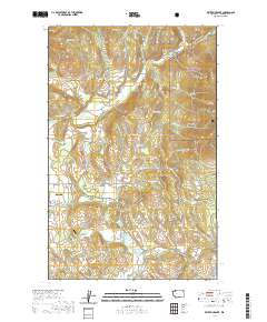 2020 Map of White Mud Lake, 2020 Print