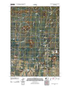 2011 Map of White Pine Buttes, 2011 Print