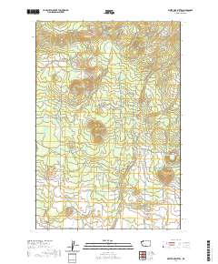 2020 Map of White Pine Buttes, 2020 Print