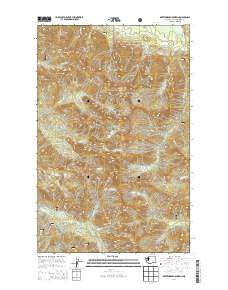 2014 Map of Whitehorse Mountain, 2014 Print