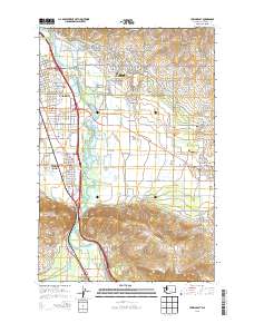 2013 Map of Yakima East, 2013 Print