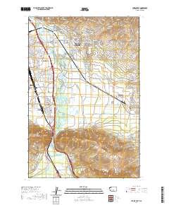 2020 Map of Yakima East, 2020 Print