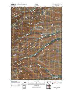 2011 Map of Yesmowit Canyon, 2011 Print