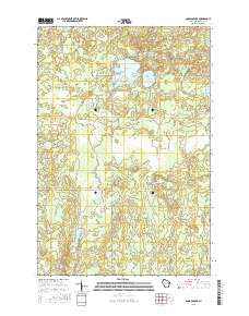 2015 Map of Amnicon Lake, 2015 Print