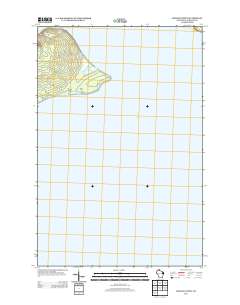 2013 Map of Amnicon Point, 2013 Print