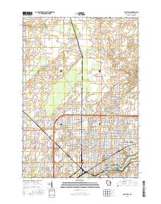 2016 Map of Appleton, 2016 Print