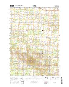 2015 Map of Arpin, 2015 Print