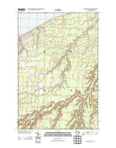 2013 Map of Ashland East, 2013 Print
