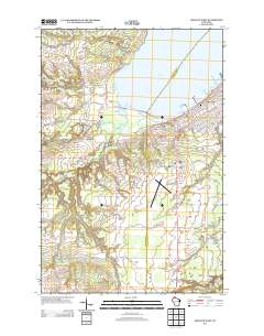 2013 Map of Ashland West, 2013 Print