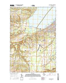 2015 Map of Ashland West, 2015 Print