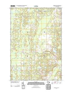 2013 Map of Athelstane, 2013 Print