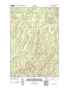 2013 Map of Augustine Lake, 2013 Print