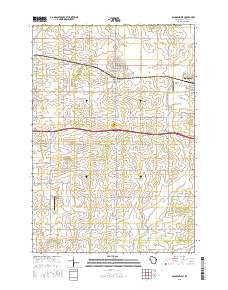 2015 Map of Baldwin West, 2015 Print