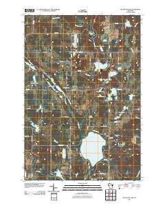 2010 Map of Big Round Lake, 2010 Print