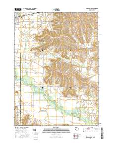 2016 Map of Brodhead East, 2016 Print