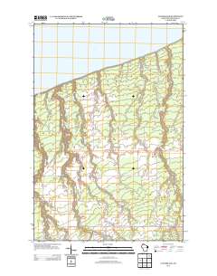 2013 Map of Cloverland, 2013 Print