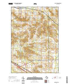 USGS 1:24,000: Colfax South, Wisconsin - $14.00 : Charts and Maps, ONC 