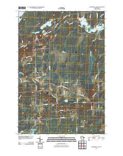 2010 Map of Cranberry Lake, 2010 Print