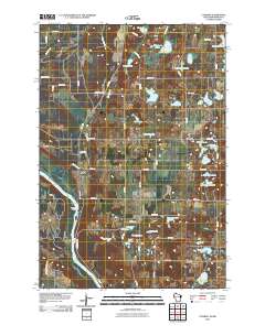 2010 Map of Cushing, 2010 Print
