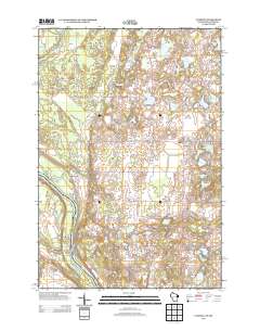 2013 Map of Cushing, 2013 Print