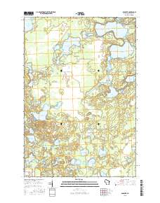 2015 Map of Dam Lake, 2015 Print