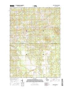 2015 Map of Dewey Marsh, 2015 Print